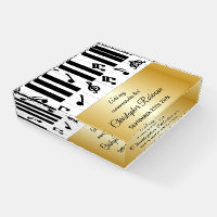 Piano Keyboard Design Commemorative Paperweight