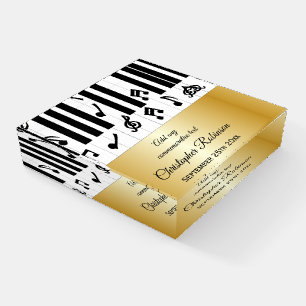 Piano Keyboard Design Commemorative Paperweight