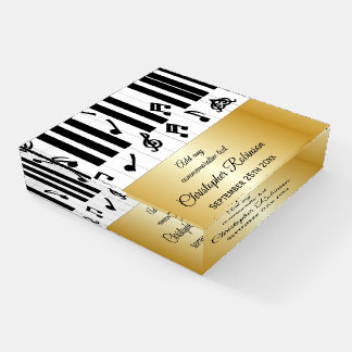Piano Keyboard Design Commemorative Paperweight