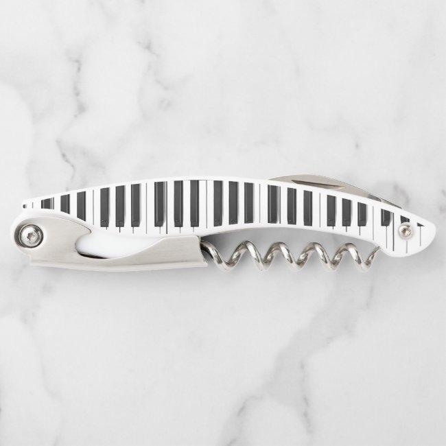 Piano Keyboard Design Corkscrew