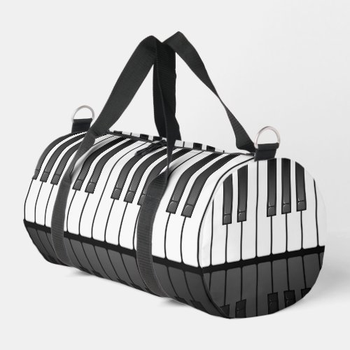 Piano Keyboard Design Duffel Bag