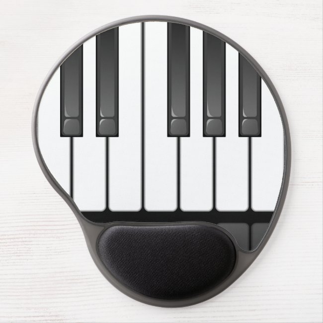 Piano Keyboard Design Gel Mousepad