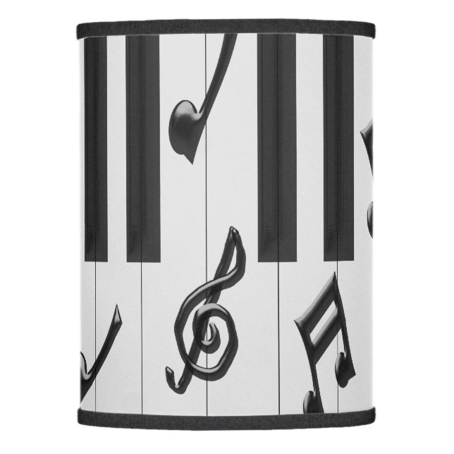 Piano Keyboard Design Lamp Shade (Front)