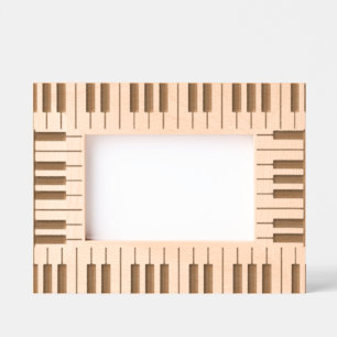 Piano Keyboard Design Laser  Engraved Frames