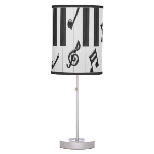 Piano Keyboard Design Table Lamp