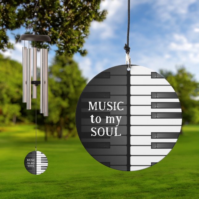 Piano Keyboard Design Wind Chime (Outdoor)
