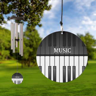 Piano Keyboard Design Wind Chime