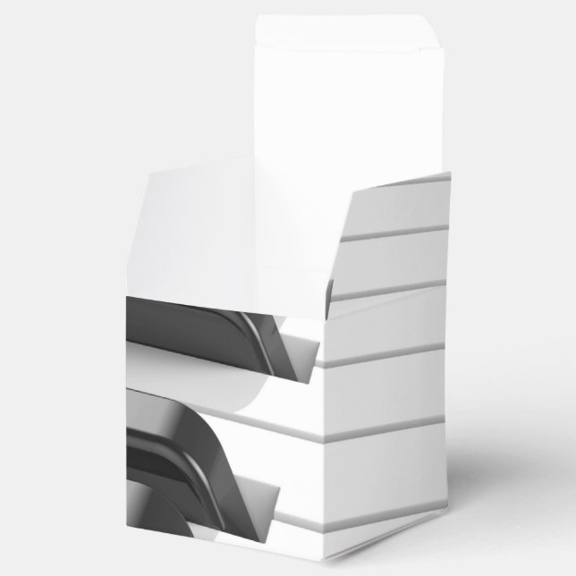 Piano Keyboard Favor Boxes (Opened)