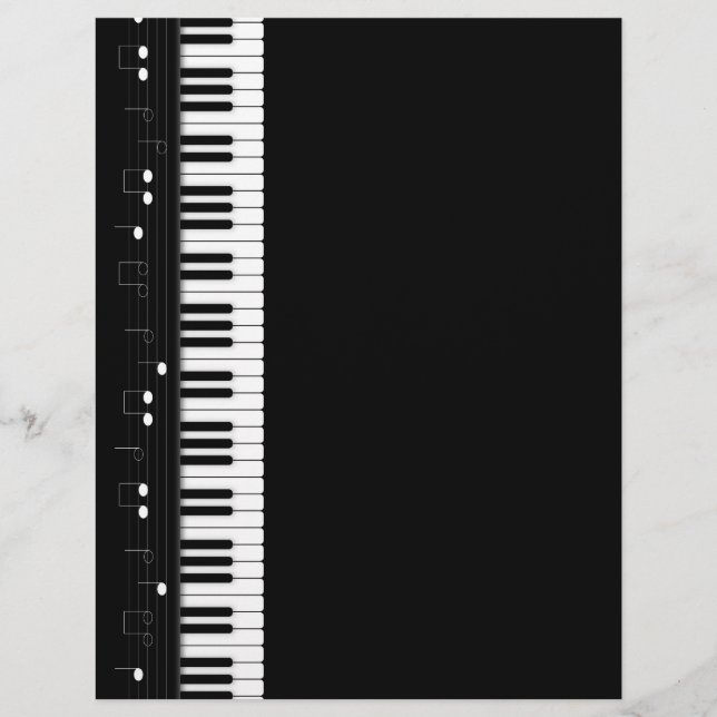 Piano keyboard flyer (Front)
