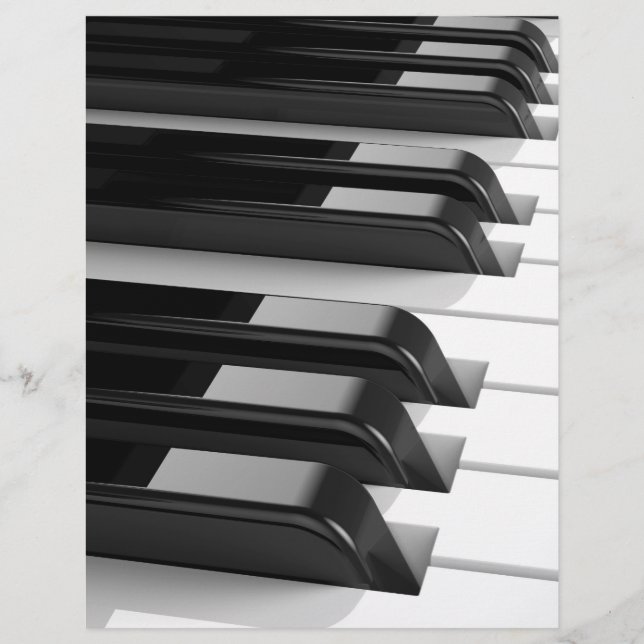 Piano Keyboard Flyer (Front)