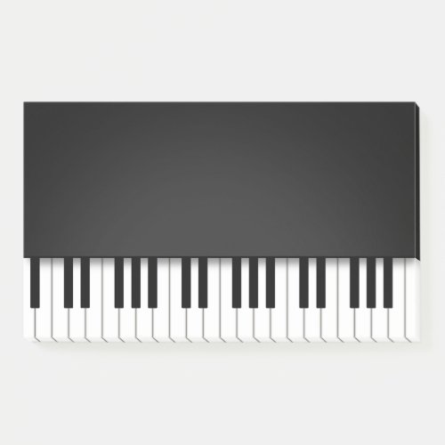 Piano Keyboard Fun Black Music Notes