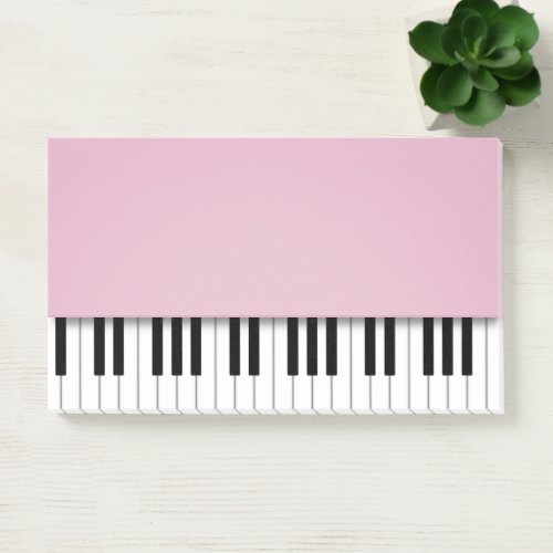 Piano Keyboard Fun Pink Music Notes