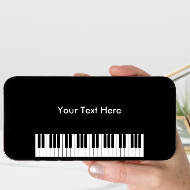 Piano Keyboard Greeting Card (Front Digital)
