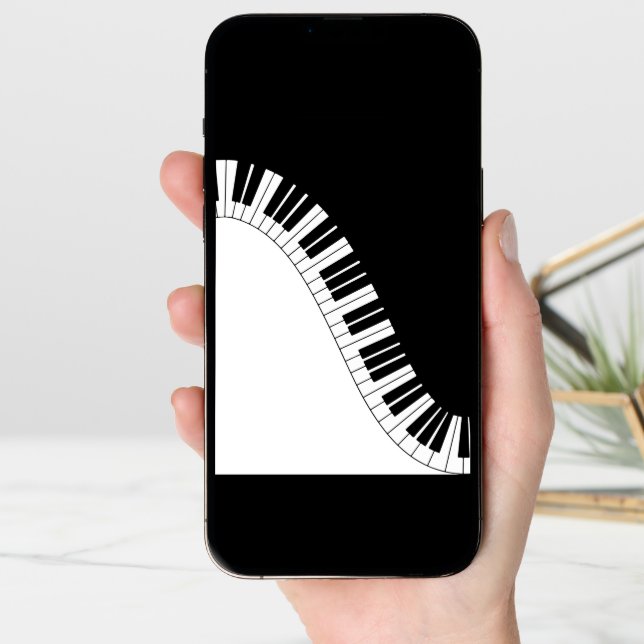 Piano Keyboard Greeting Card (blank inside) (Front Digital)