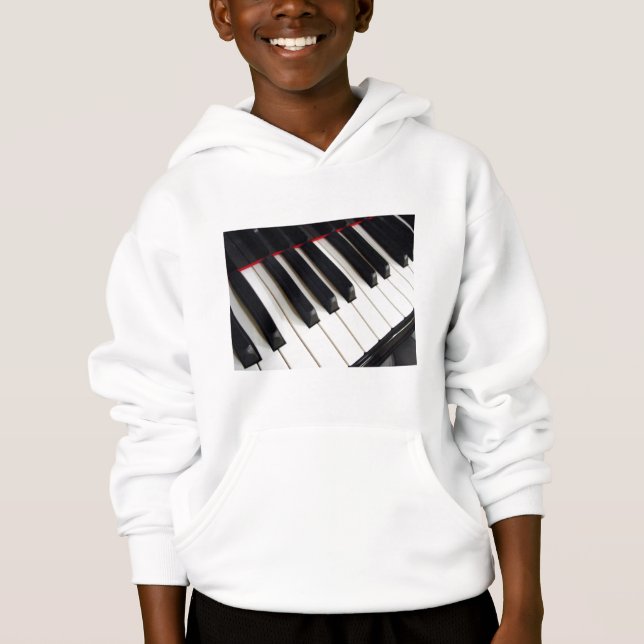 Piano Keyboard Hoodie (Front)