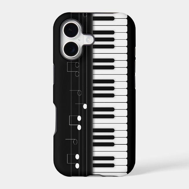 Piano keyboard iphone case (Back)
