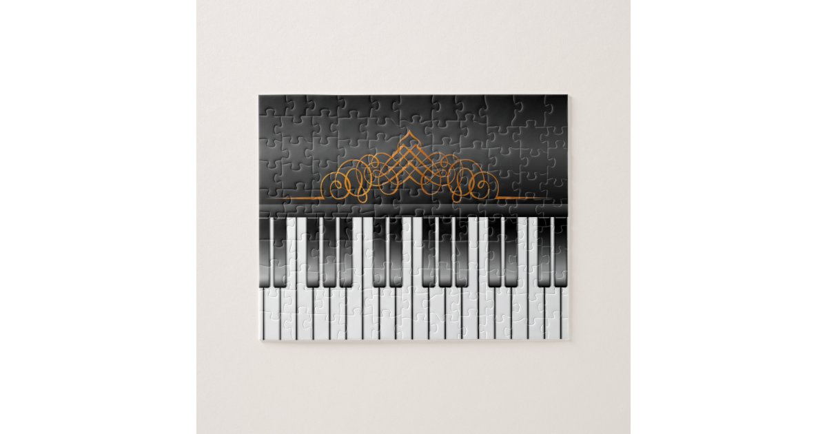 Piano Keyboard Jigsaw Puzzle Zazzle