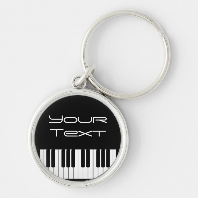 Piano Keyboard Key Chain (Front)