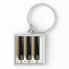 Piano Keyboard "Key" Chain Keychain