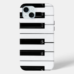 Piano Keyboard Keys iPhone 15 Plus Case
