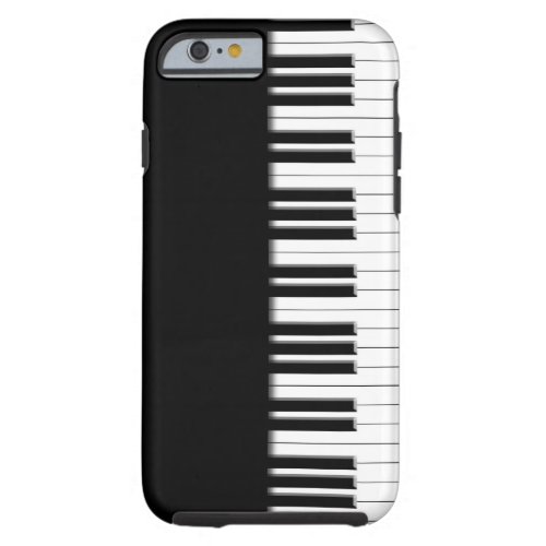 Piano Keyboard Keys Tough iPhone 6 Case