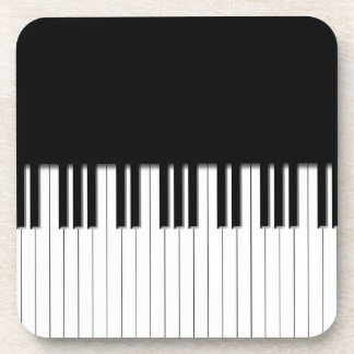 Piano Keyboard Keys Drink Coaster