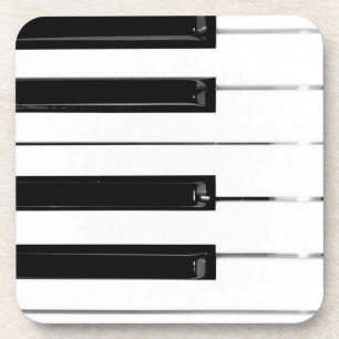 Piano Keyboard Keys Drink Coaster
