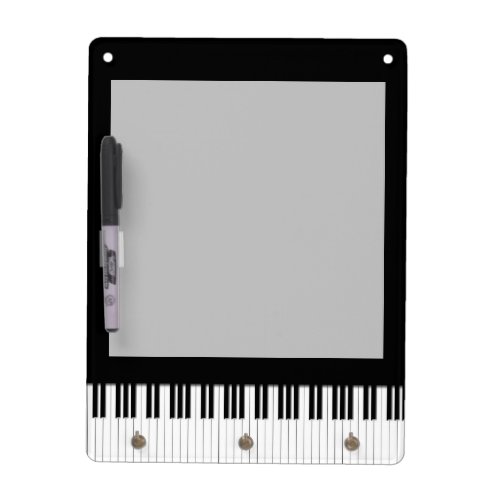 Piano Keyboard Keys Dry_Erase Board
