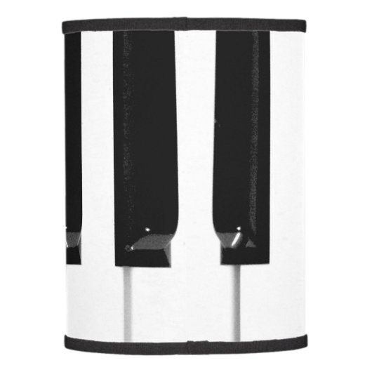Piano Keyboard Keys Lamp Shade (Back)