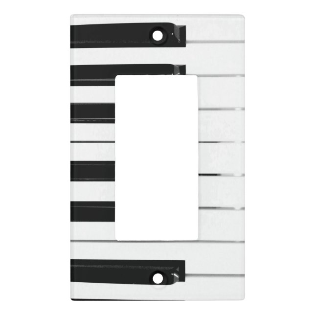 Piano Keyboard Keys Light Switch Cover (Front)