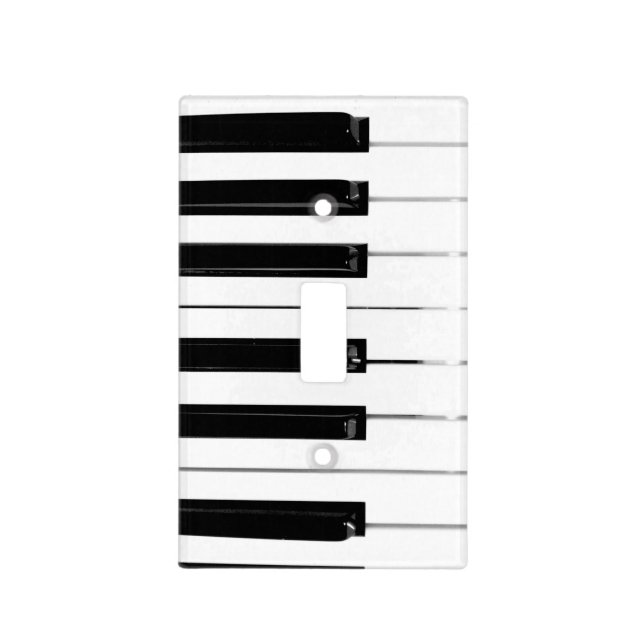 Piano Keyboard Keys Light Switch Cover (Front)