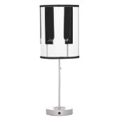 Piano Keyboard Keys Table Lamp (Back)