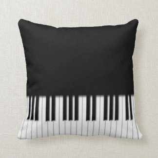 Piano Keyboard Keys Throw Pillow