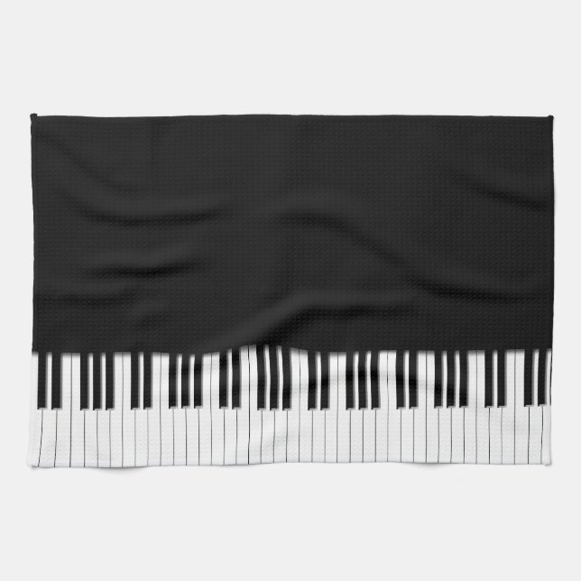 Piano Keyboard Keys Towel (Horizontal)