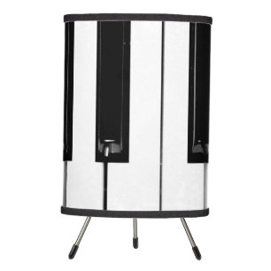 Piano Keyboard Keys Tripod Lamp