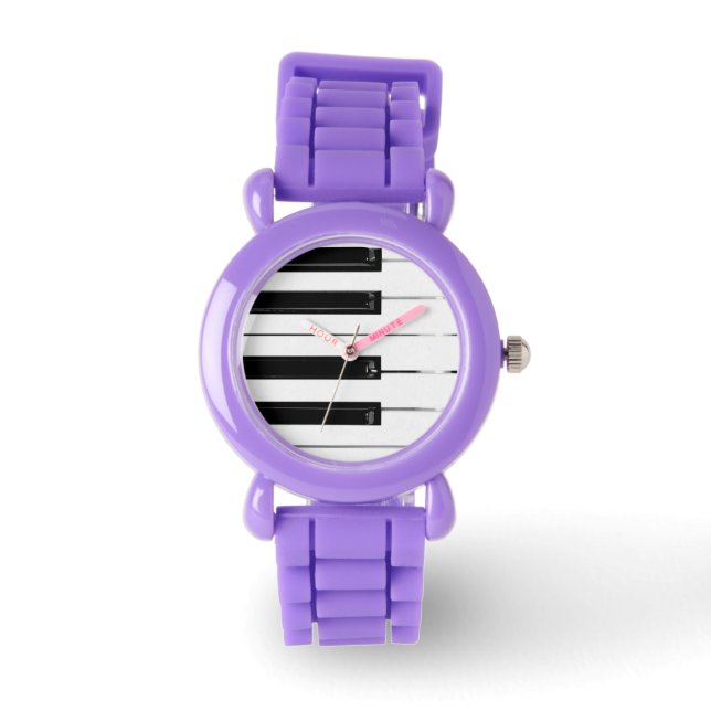 Piano Keyboard Keys Watch (Front)