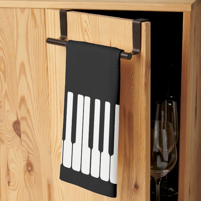 Piano Keyboard Kitchen Towel (Thirds Fold)