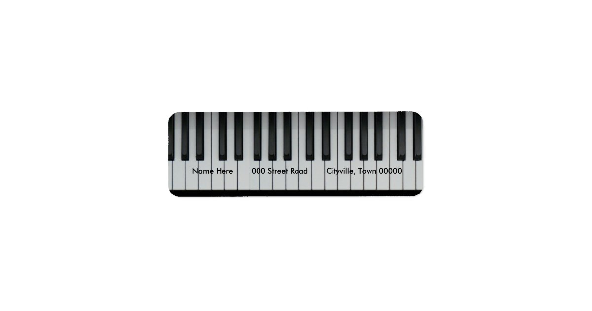 piano keys labeled