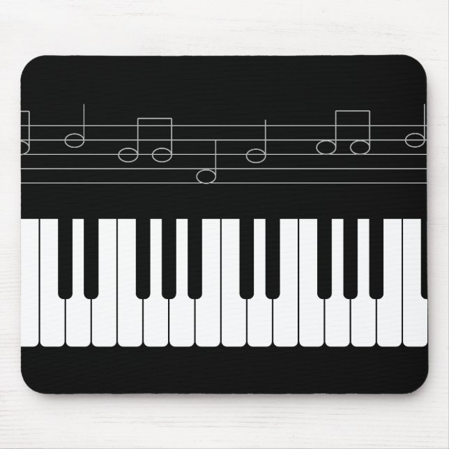 Piano keyboard mouse pad (Front)