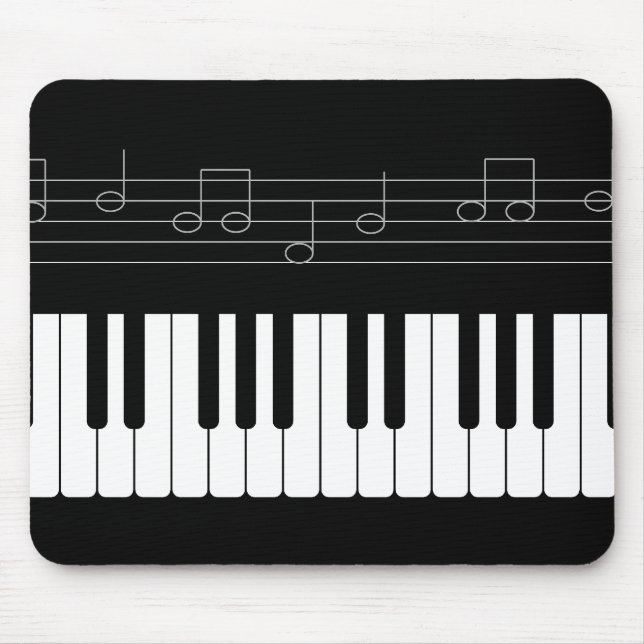 Piano keyboard mouse pad (Front)