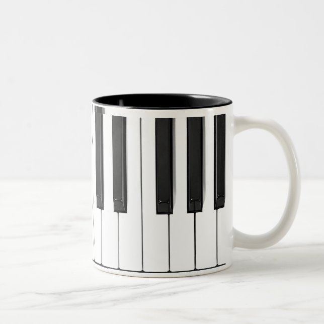 Piano Keyboard Mug (Right)