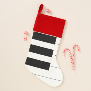 Piano Keyboard Music Christmas Stocking