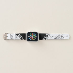 Piano Keyboard Music Design Apple Watch Band