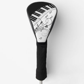 Piano Keyboard Music Design Golf Head Cover
