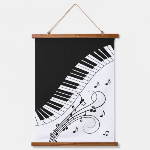 Piano Keyboard Music Design Hanging Tapestry