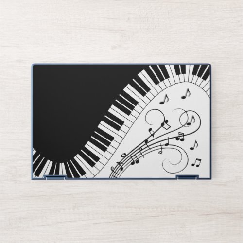 Piano Keyboard Music Design   HP Laptop Skin