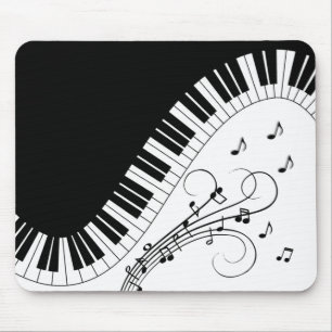 Piano Keyboard Music Design   Mouse Pad