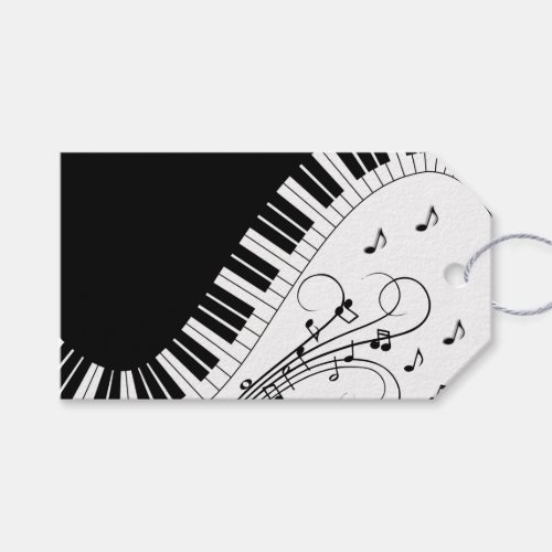 Piano Keyboard Music Design   Mouse Pad Gift Tags