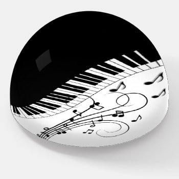 Piano Keyboard Music Design Paperweight by LwoodMusic at Zazzle
