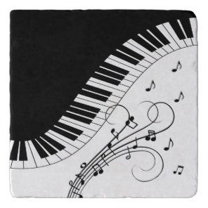 Piano Keyboard Music Design Trivet
